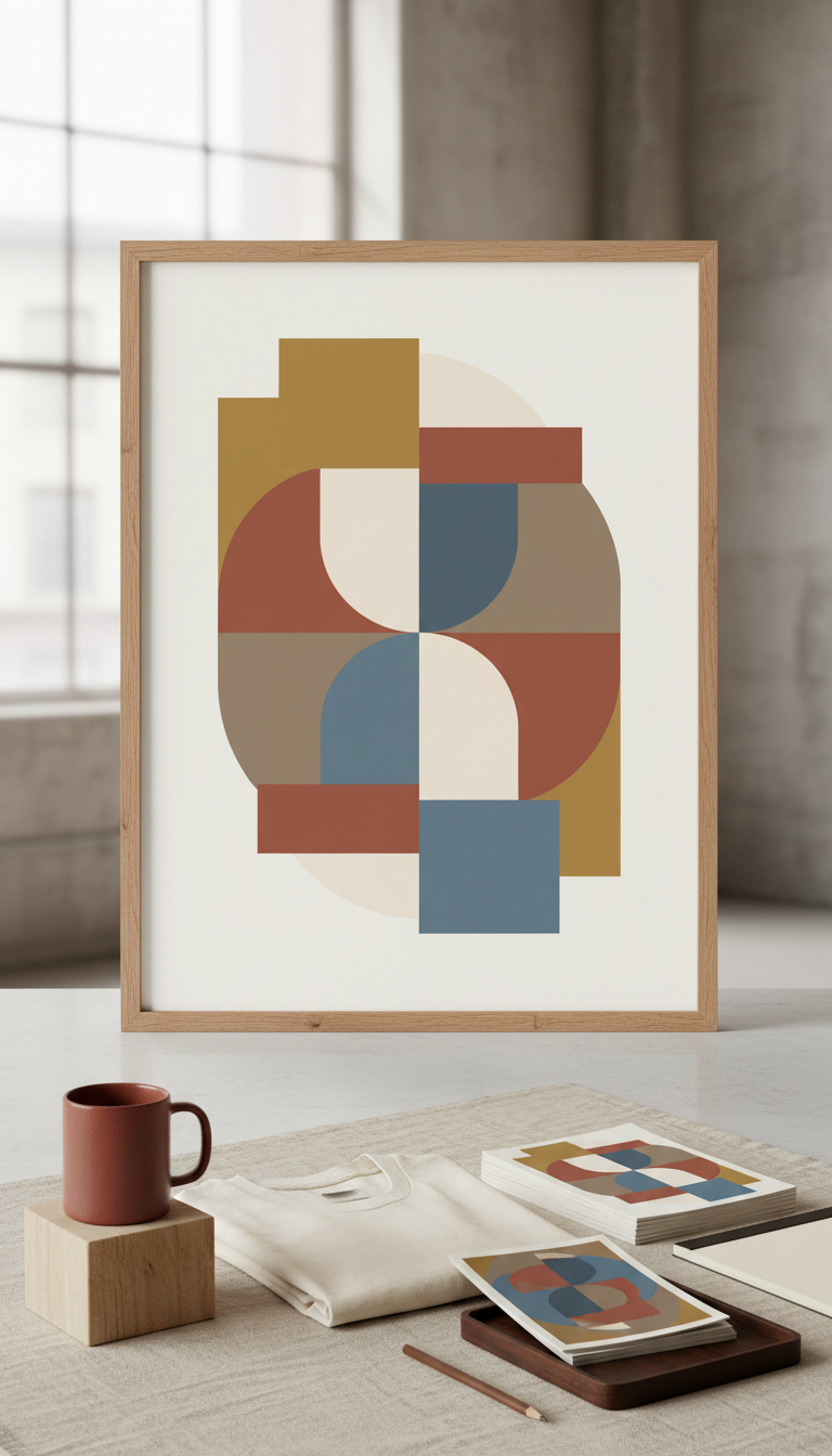 Premium art print poster on matte paper