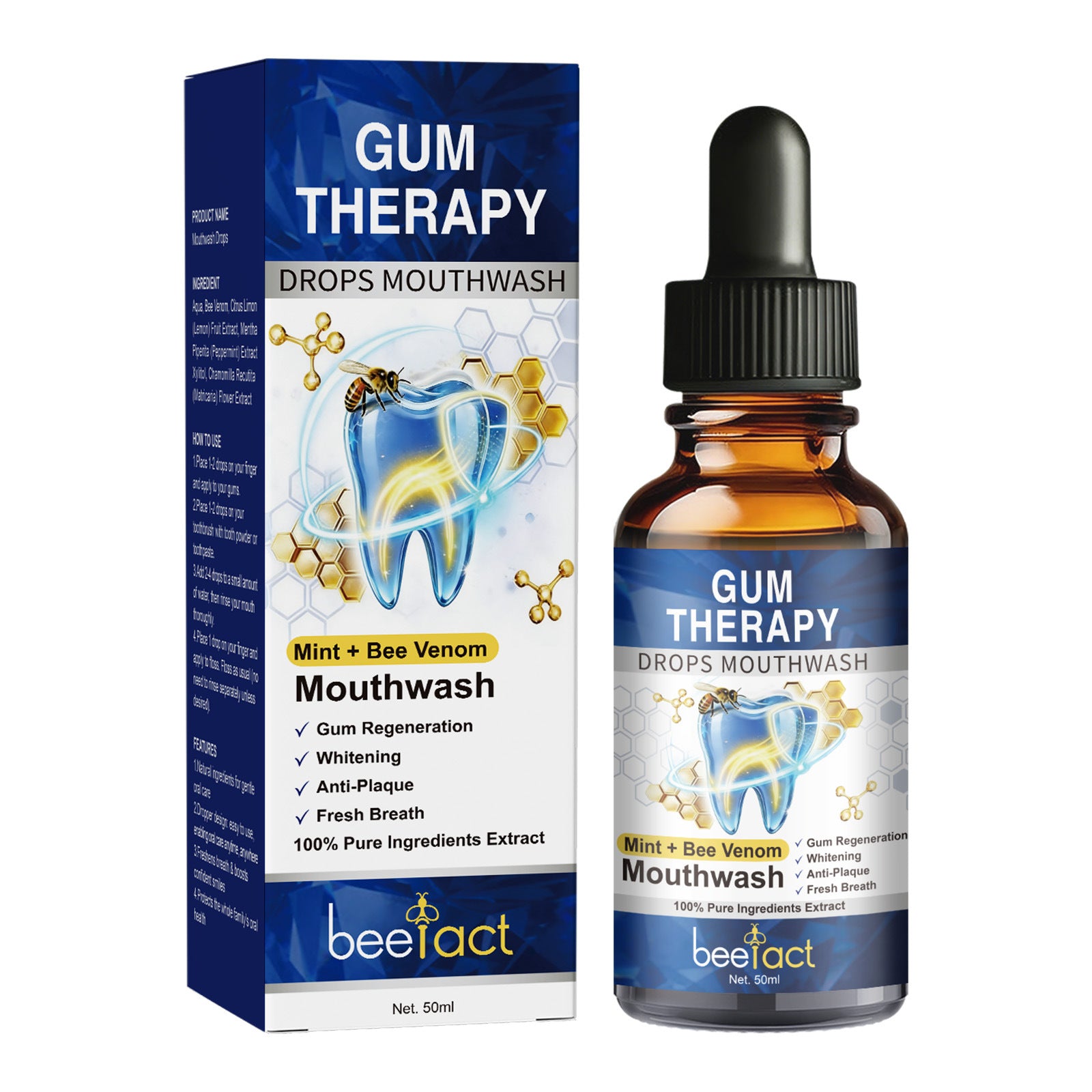 Mint Mouthwash Drops – Fresh Breath & Oral Care (50ml)