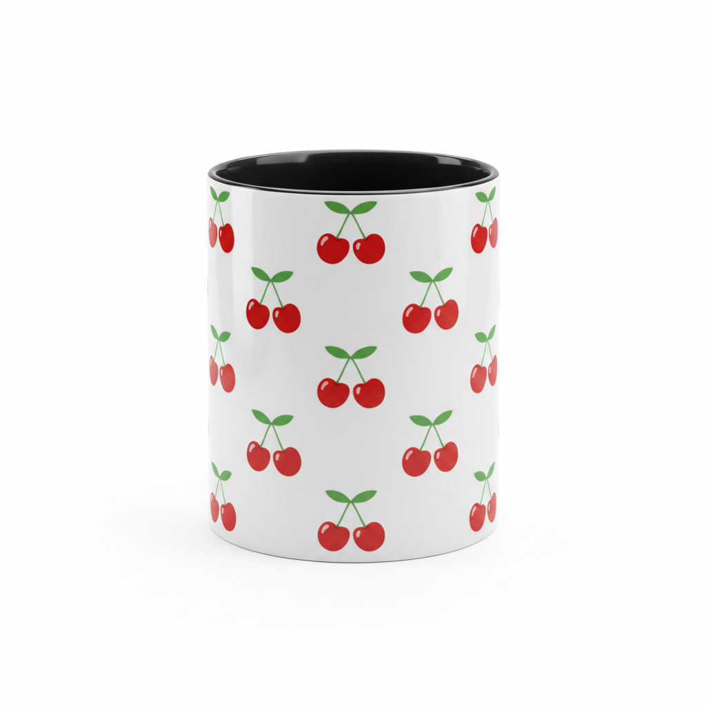 Taza con interior negro